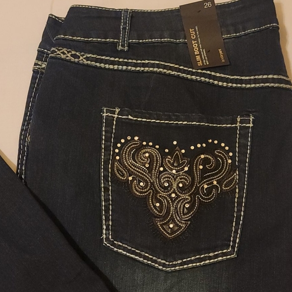Lane 6 slim boot  cut jeans size 26 - Picture 1 of 8
